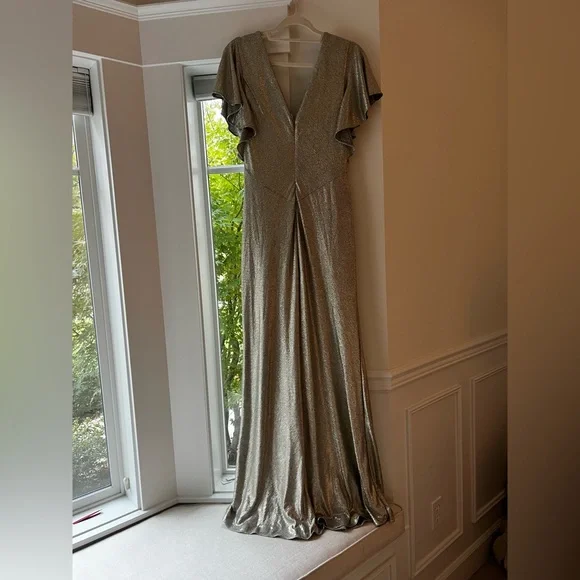 Ralph Lauren gold Foil Print Cape 14 - Picture 5 of 5